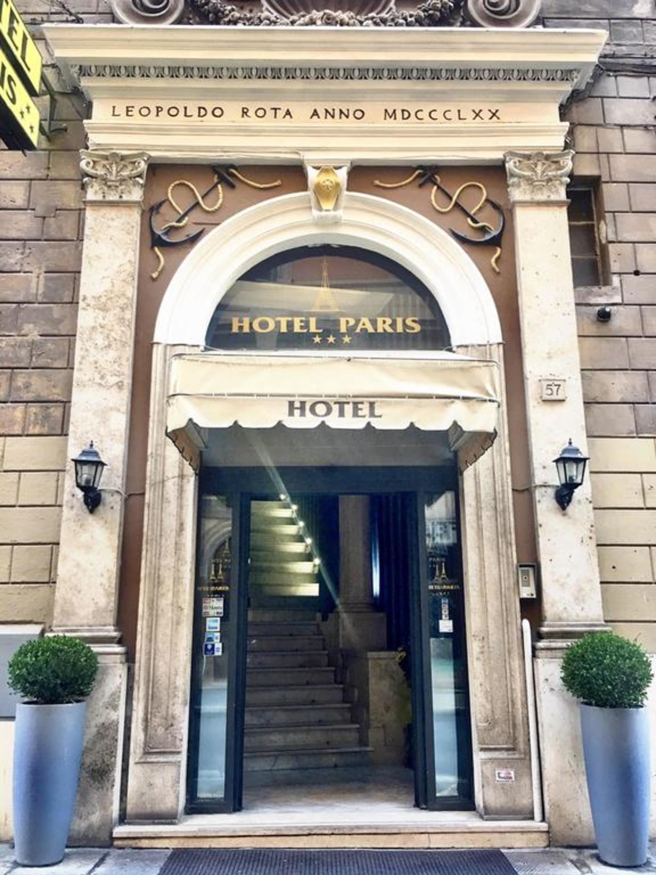 Hotel Paris Rome Bagian luar foto